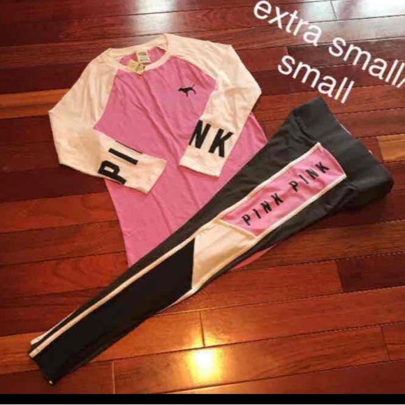 NWT VS PINK XS/S SET - Picture 1 of 8